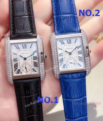 Cartier Tank Anglaise Leather Strap Watch 30mm or 25mm